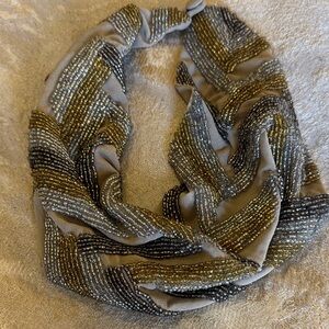Elegant Beaded Scarf